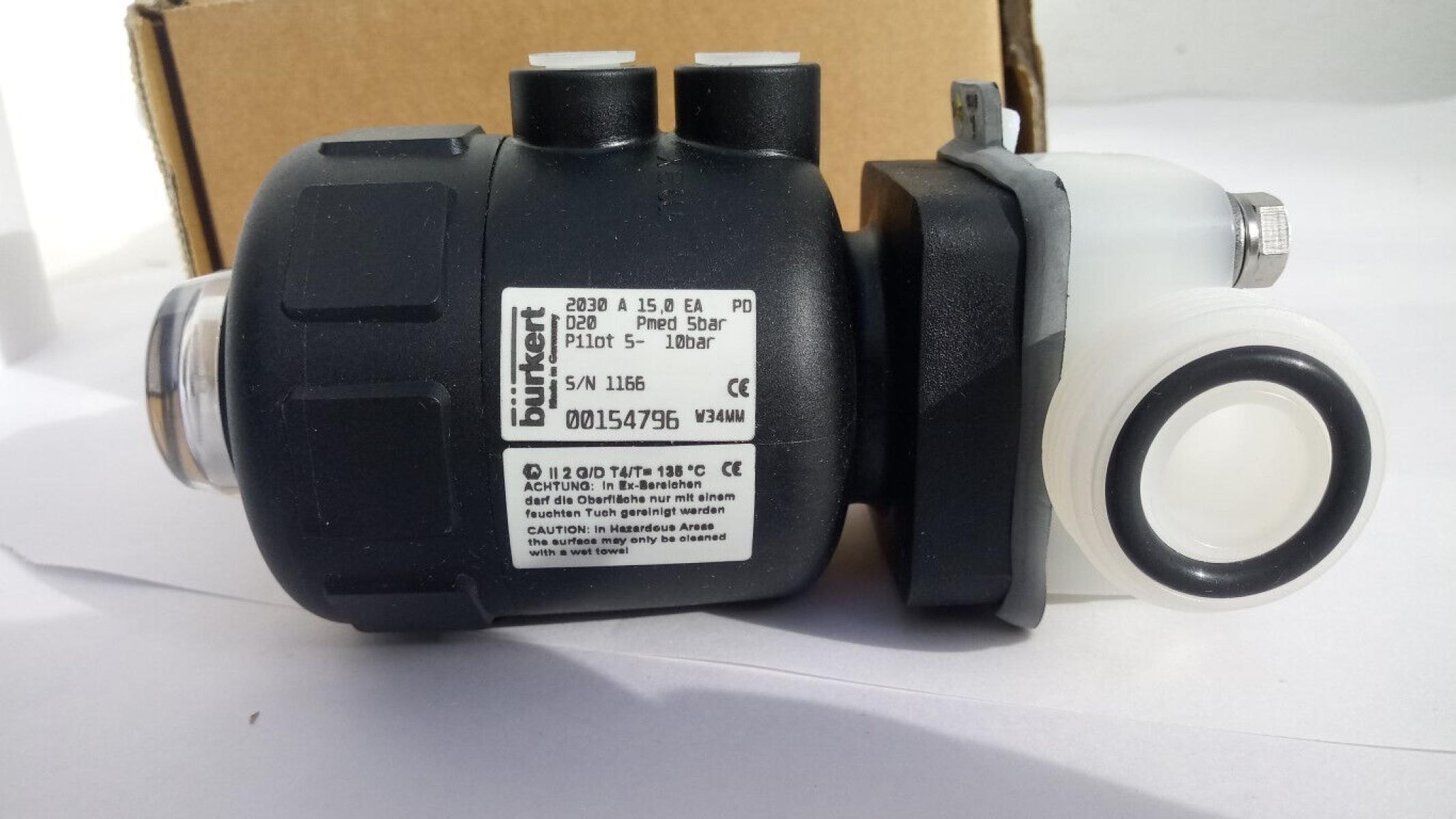 Bürkert Membranventil 2030 Pmed 5 bar diaphragm valve, € 49,- (8130 Frohnleiten)