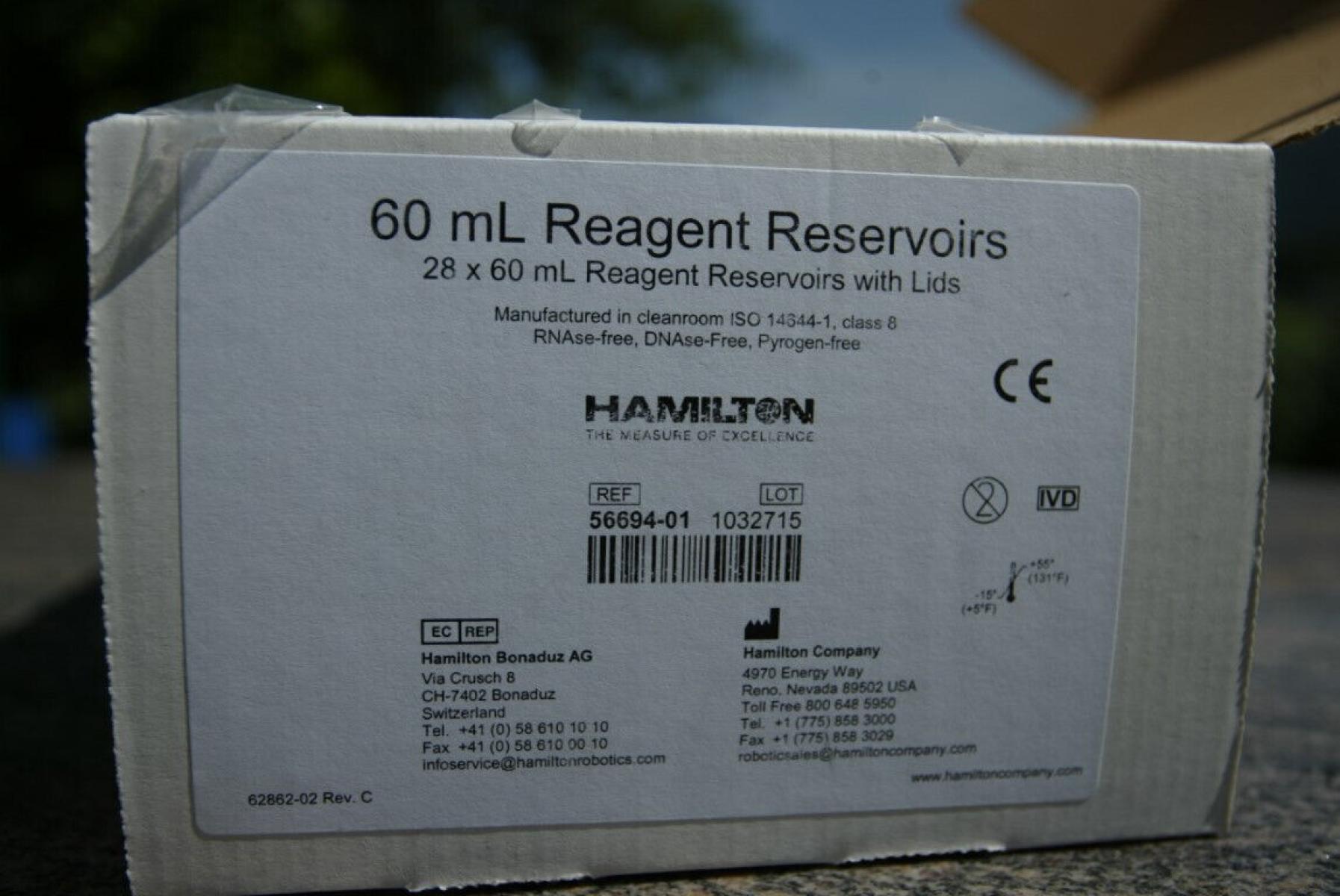 28 x Hamilton 60ml Reagent Reservoirs 56694-01, € 39,- (8130 Frohnleiten)