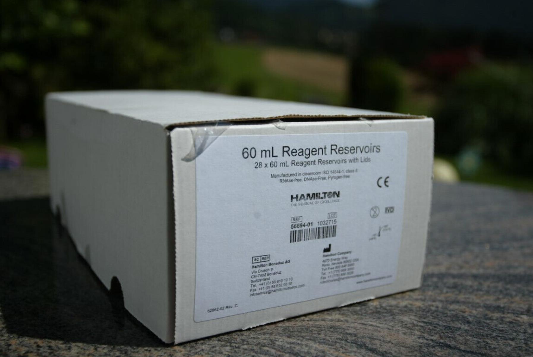 28 x Hamilton 60ml Reagent Reservoirs 56694-01, € 39,- (8130 Frohnleiten)