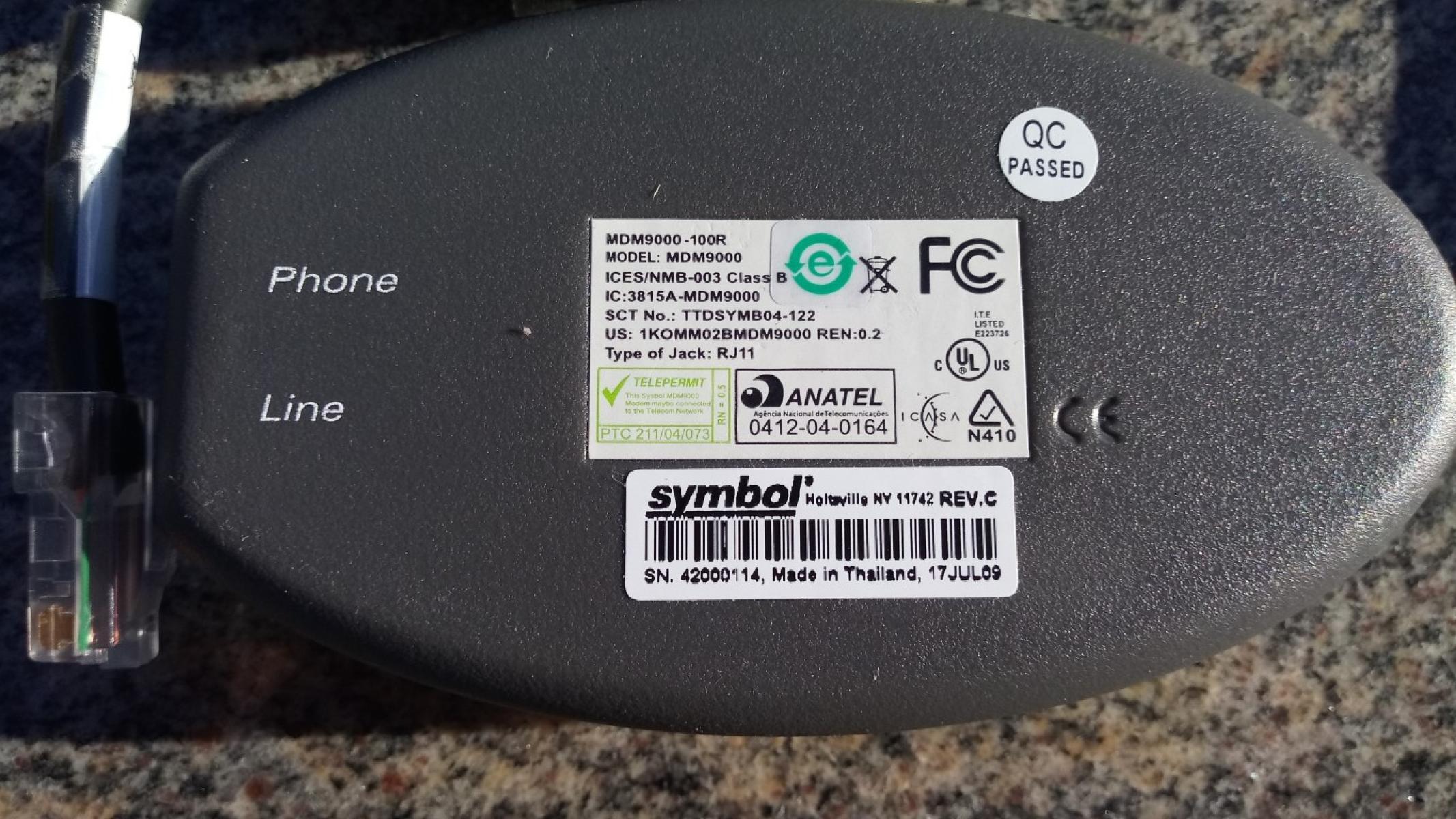 Symbol Motorola Zebra Modem MDM9000-100R, € 9,- (8130 Frohnleiten)