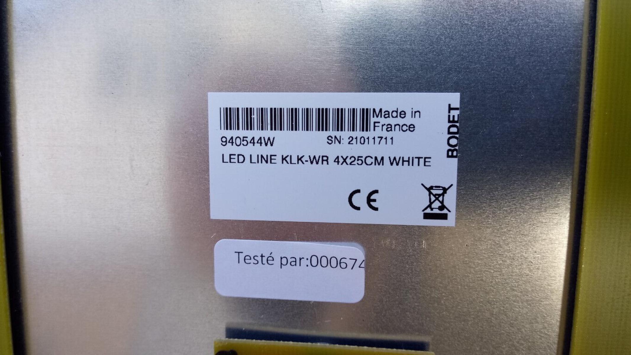 Bodet LED Display Anzeigetafel 96,5 x 33,5 cm LED Line KLK-WR 4 x 25 cm white, € 199,- (8130 Frohnleiten)