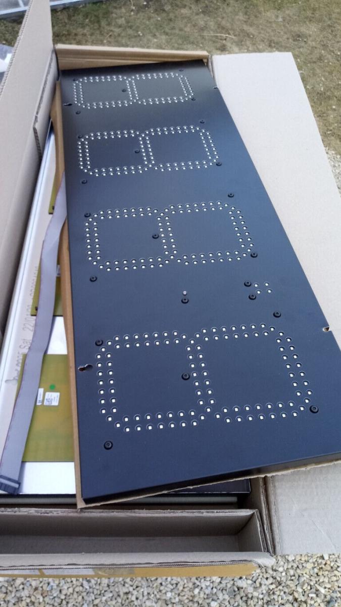 Bodet LED Display Anzeigetafel 96,5 x 33,5 cm LED Line KLK-WR 4 x 25 cm white, € 199,- (8130 Frohnleiten)