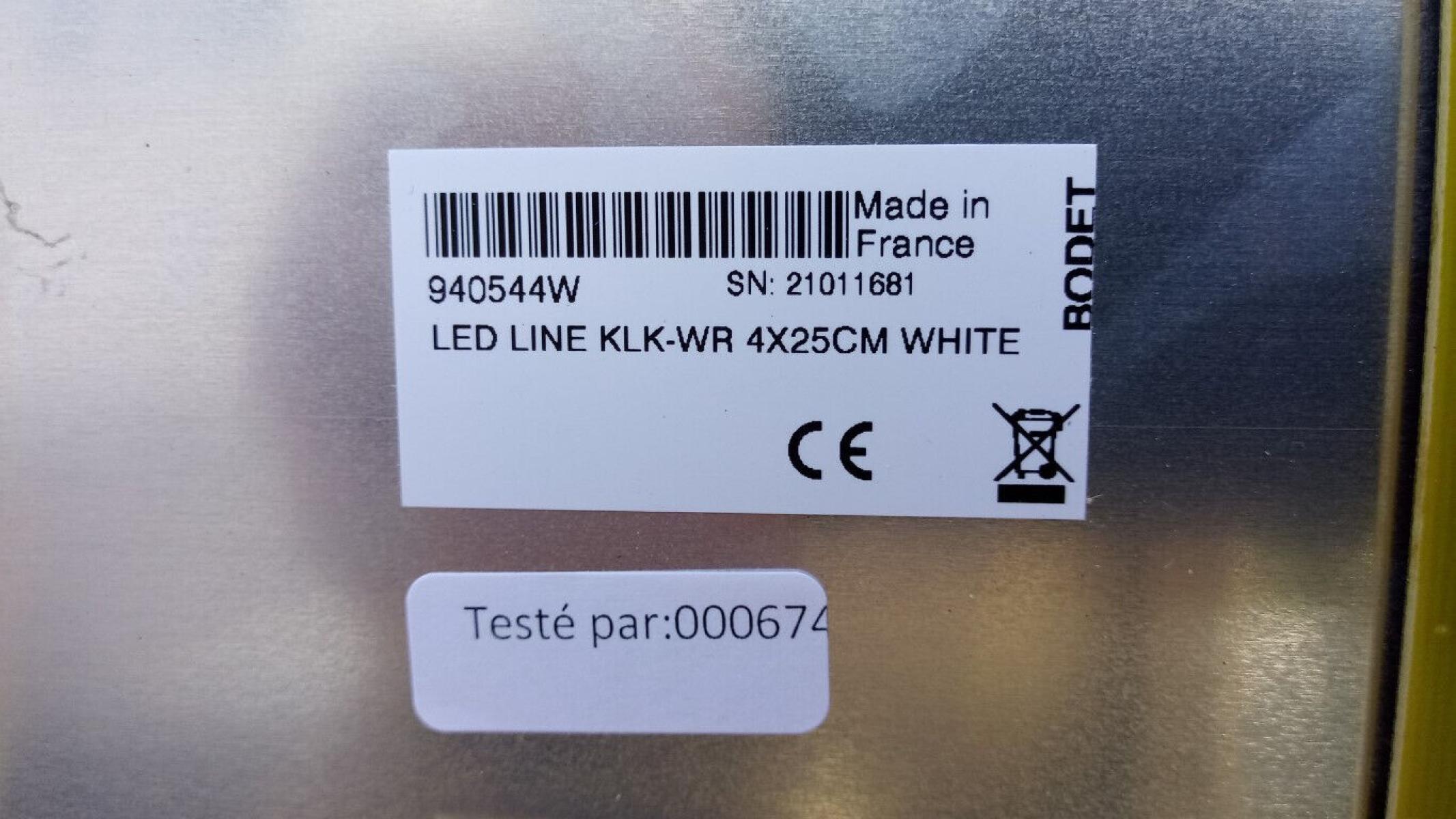 Bodet LED Display Anzeigetafel 96,5 x 33,5 cm LED Line KLK-WR 4 x 25 cm white, € 199,- (8130 Frohnleiten)