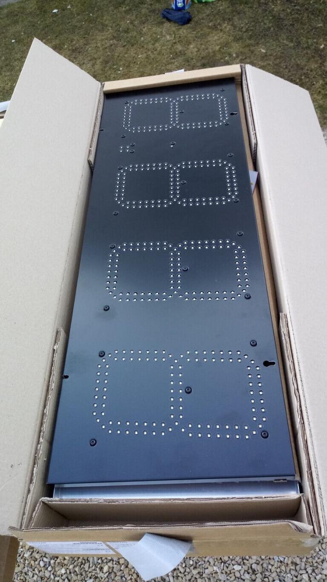 Bodet LED Display Anzeigetafel 96,5 x 33,5 cm LED Line KLK-WR 4 x 25 cm white, € 199,- (8130 Frohnleiten)
