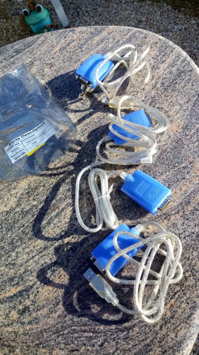 Konvolut Lot of 6 x USB-RS232 Adapter, € 29,- (8130 Frohnleiten)