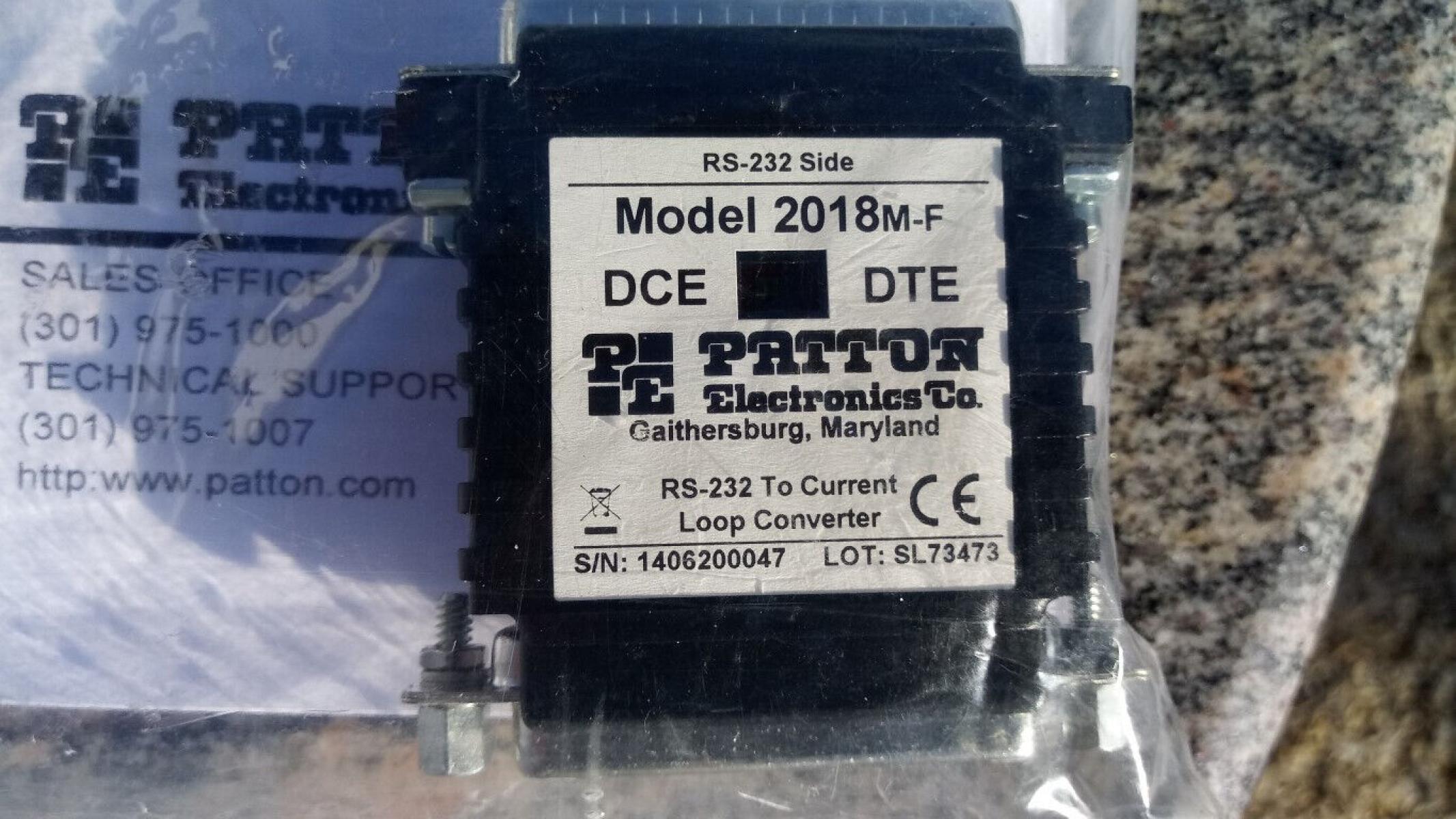 Patton 2018M-F RS232 Loop Converter Adapter, € 39,- (8130 Frohnleiten)