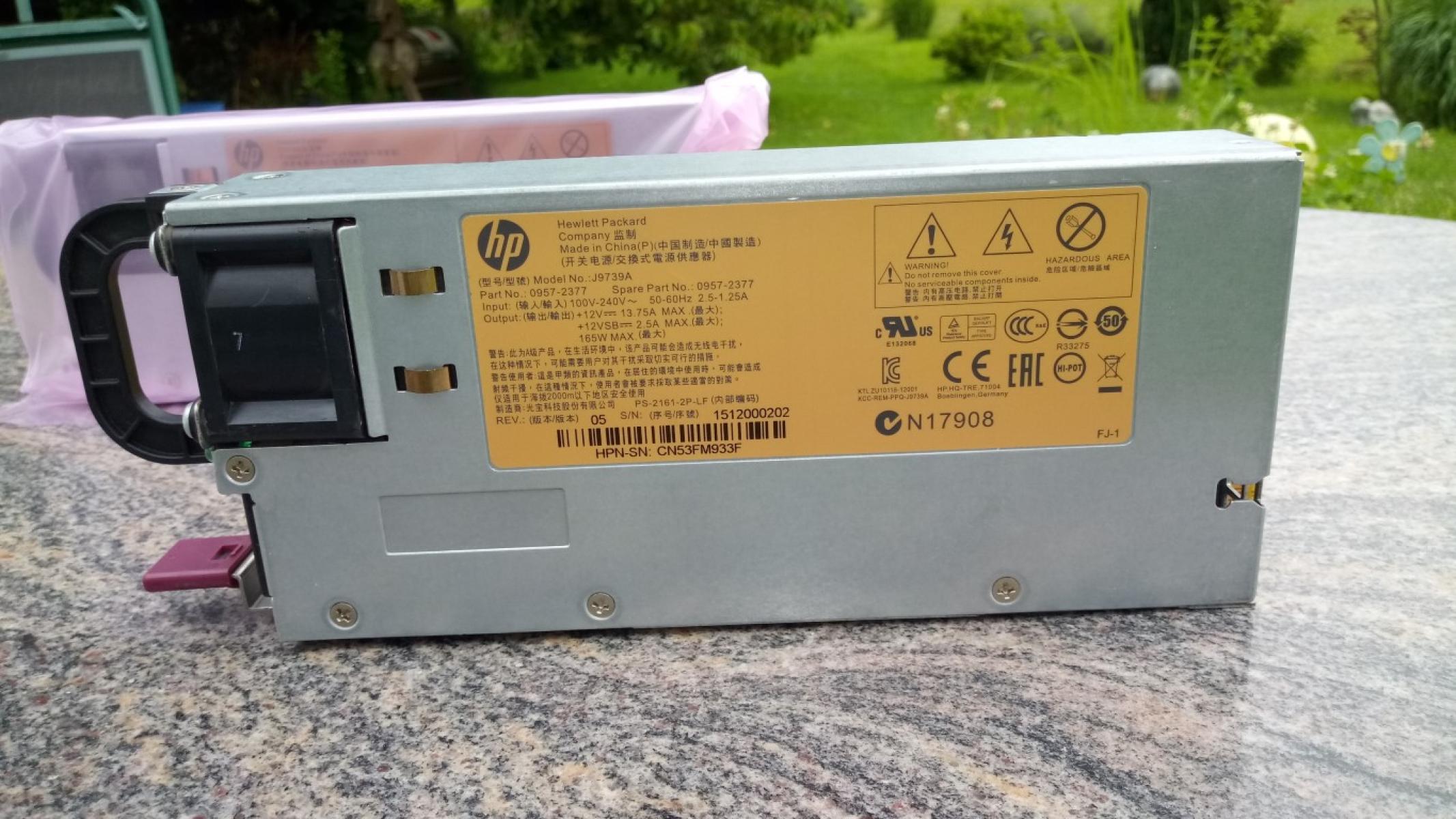 Netzteil Power Supply HP PSU J9739A, € 39,- (8130 Frohnleiten)