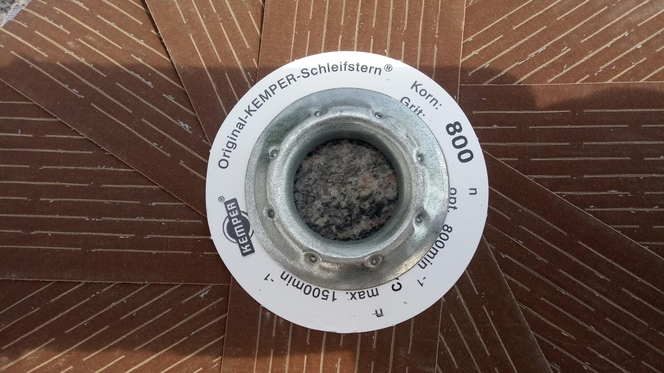 Set von 10 x Kemper Schleifsterne 200 x 25,4 mm Körnung 800, € 29,- (8130 Frohnleiten)