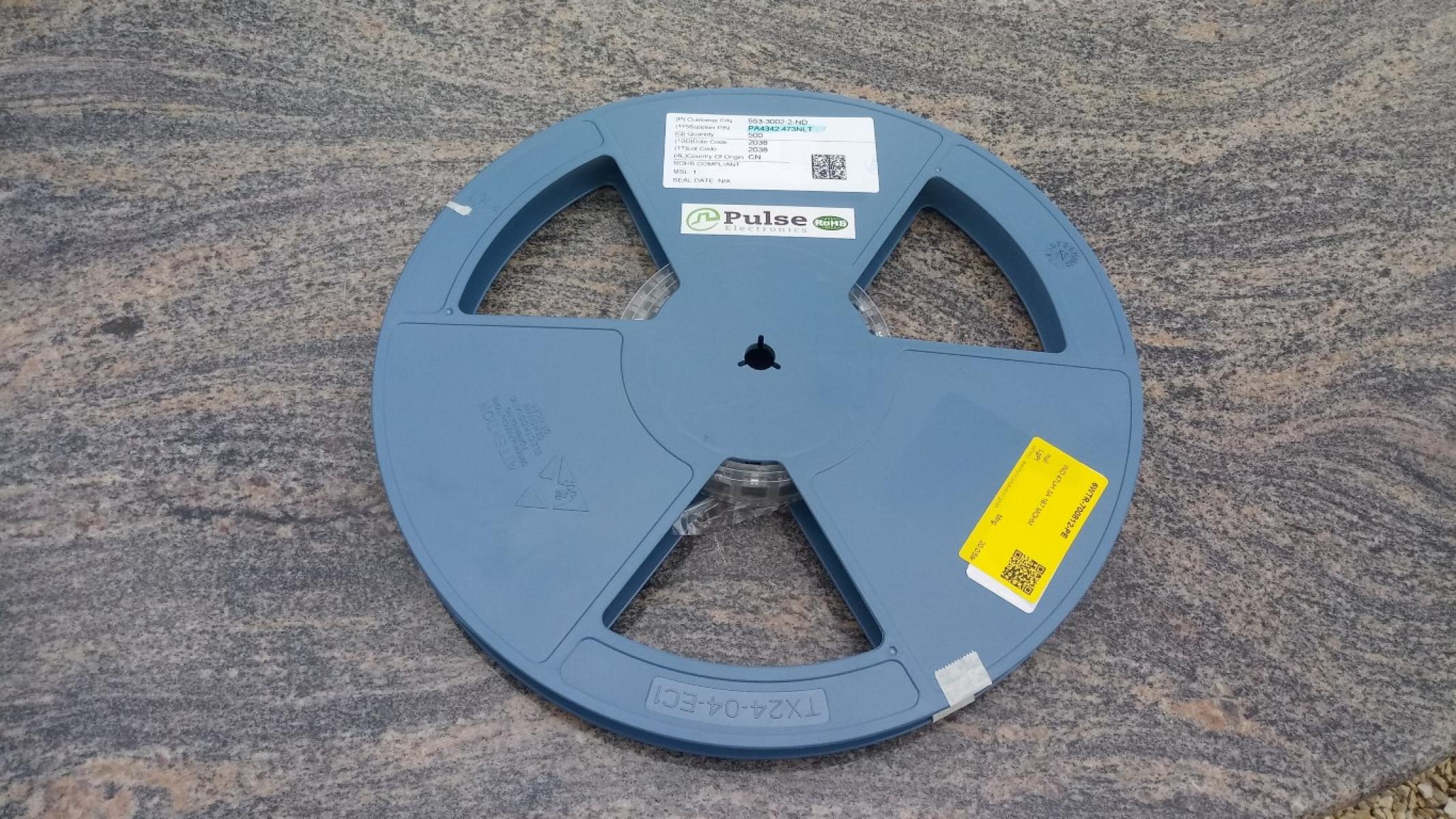 500 x Pulse Inductor, PA4342.473NLT, SMD, 47uH, 3A, 167mOhm, € 69,- (8130 Frohnleiten)