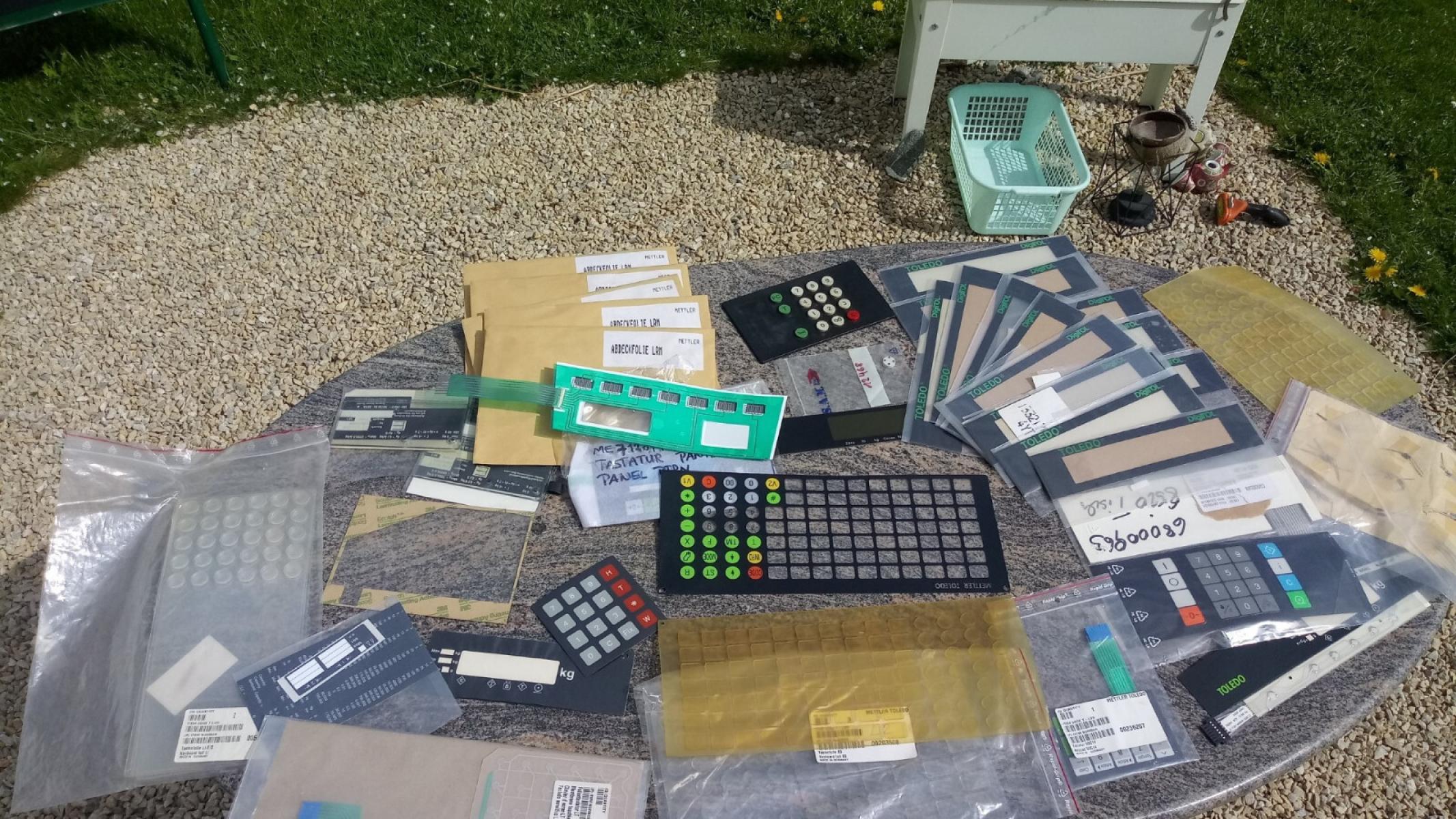 Mettler Toledo Tastatur Abdeckfolien Konvolut, € 69,- (8130 Frohnleiten)