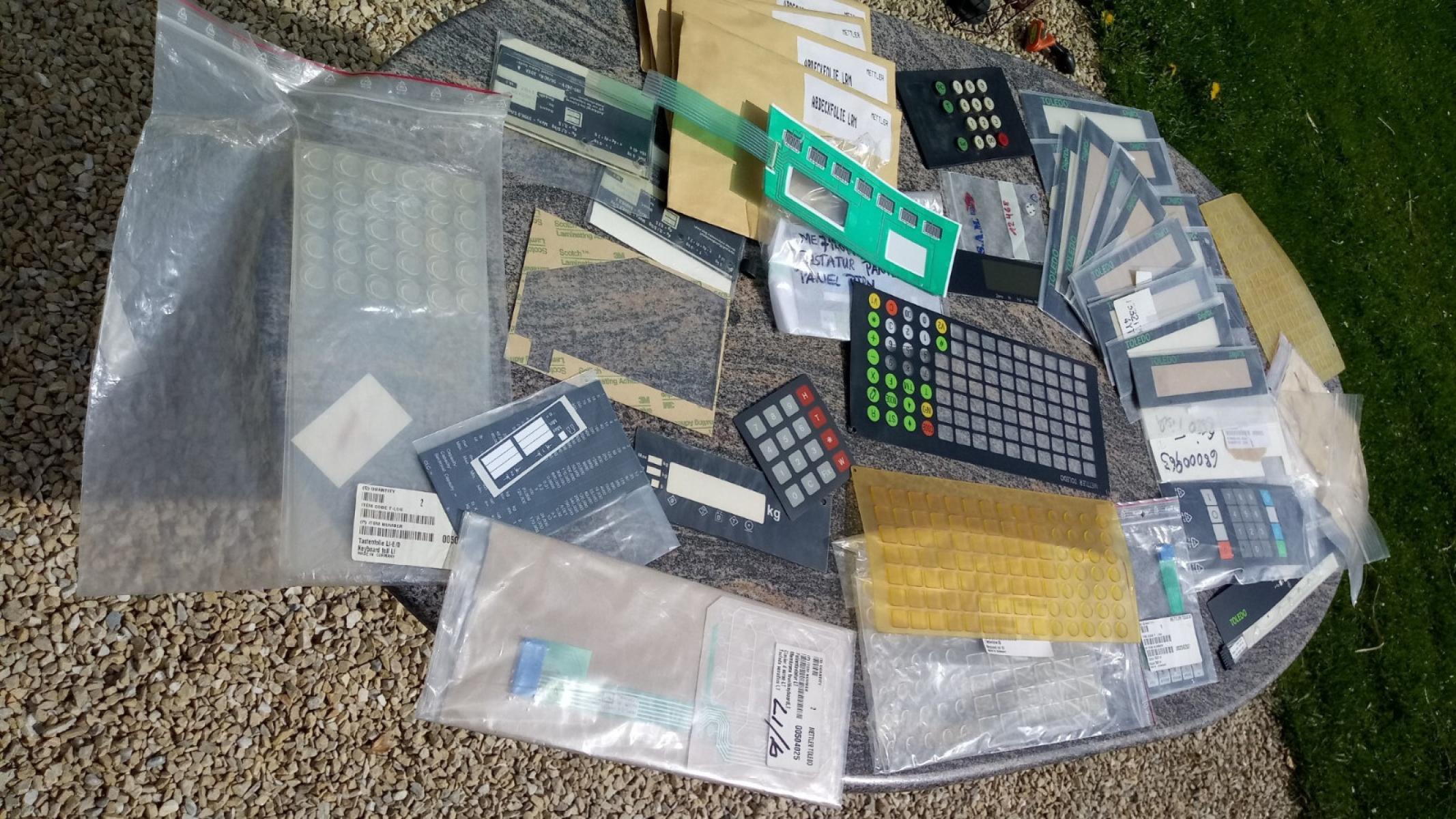 Mettler Toledo Tastatur Abdeckfolien Konvolut, € 69,- (8130 Frohnleiten)