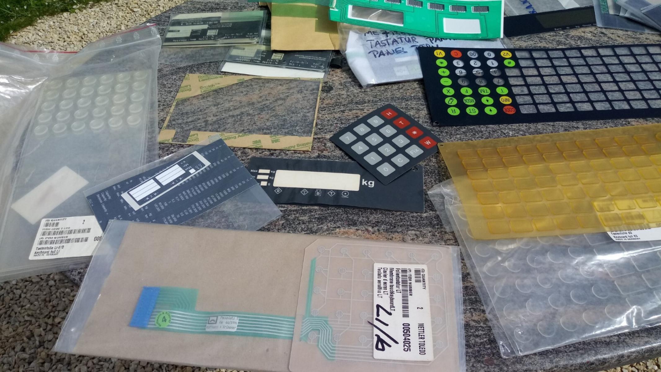 Mettler Toledo Tastatur Abdeckfolien Konvolut, € 69,- (8130 Frohnleiten)