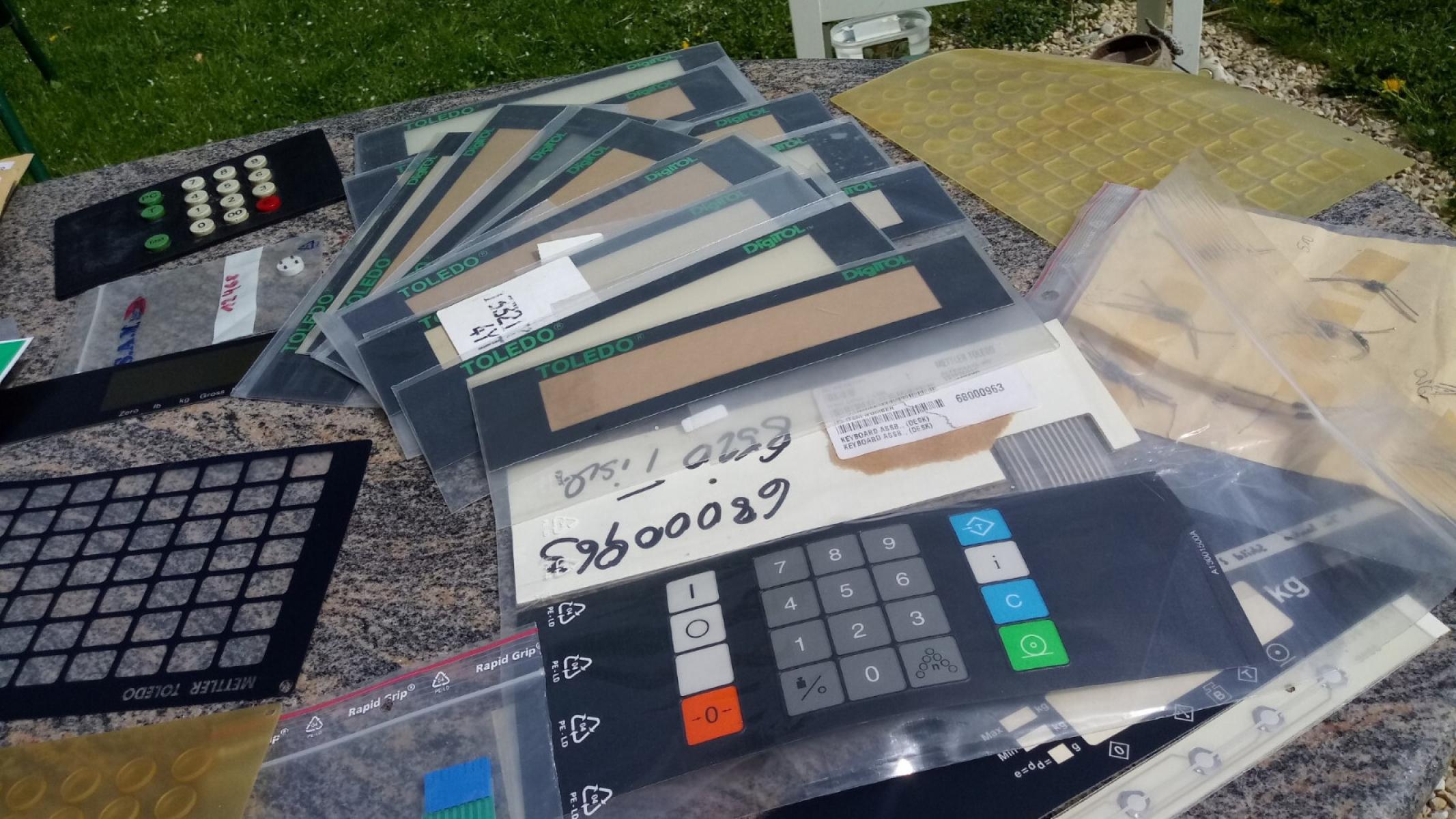 Mettler Toledo Tastatur Abdeckfolien Konvolut, € 69,- (8130 Frohnleiten)