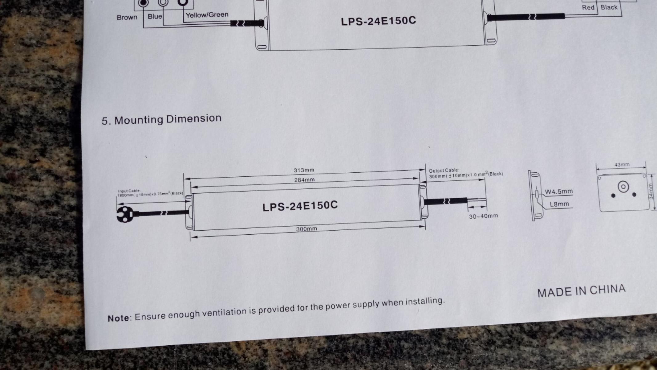 LCT LED Trafo 24V LPS-24E150C 6,25A, € 9,- (8130 Frohnleiten)