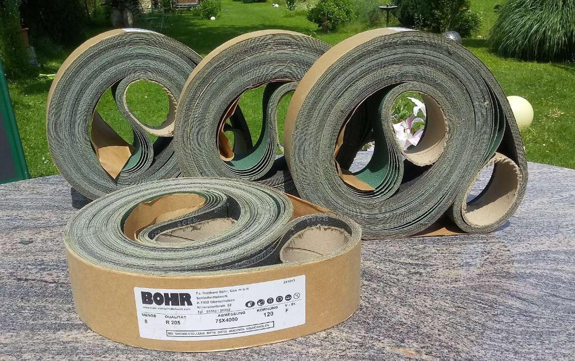 Schleifbänder versch. Grössen von 3M und Sunmight, € 59,- (8130 Frohnleiten)