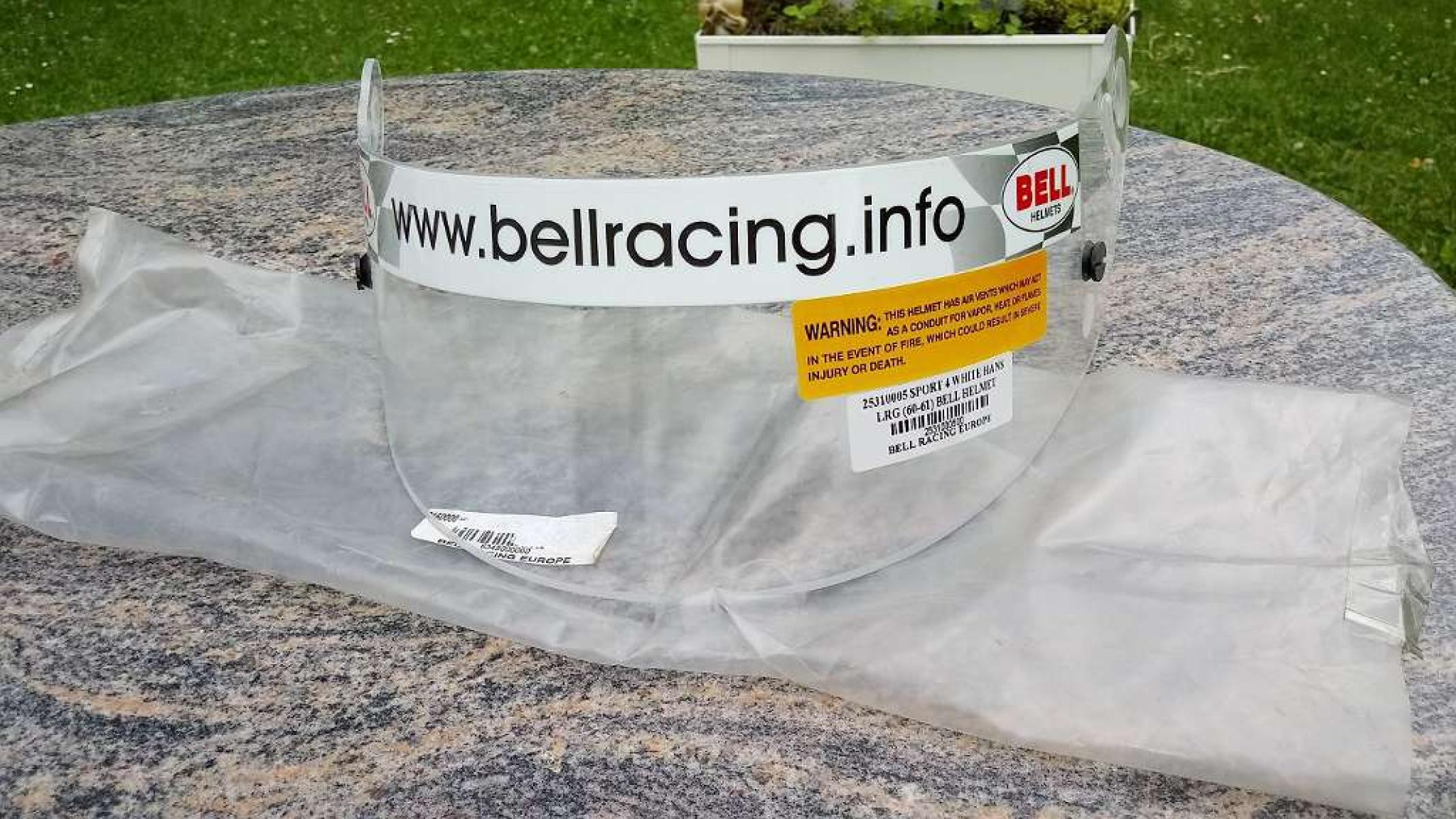 Bell Helm Visier für Modelle Sport 4 White Hans