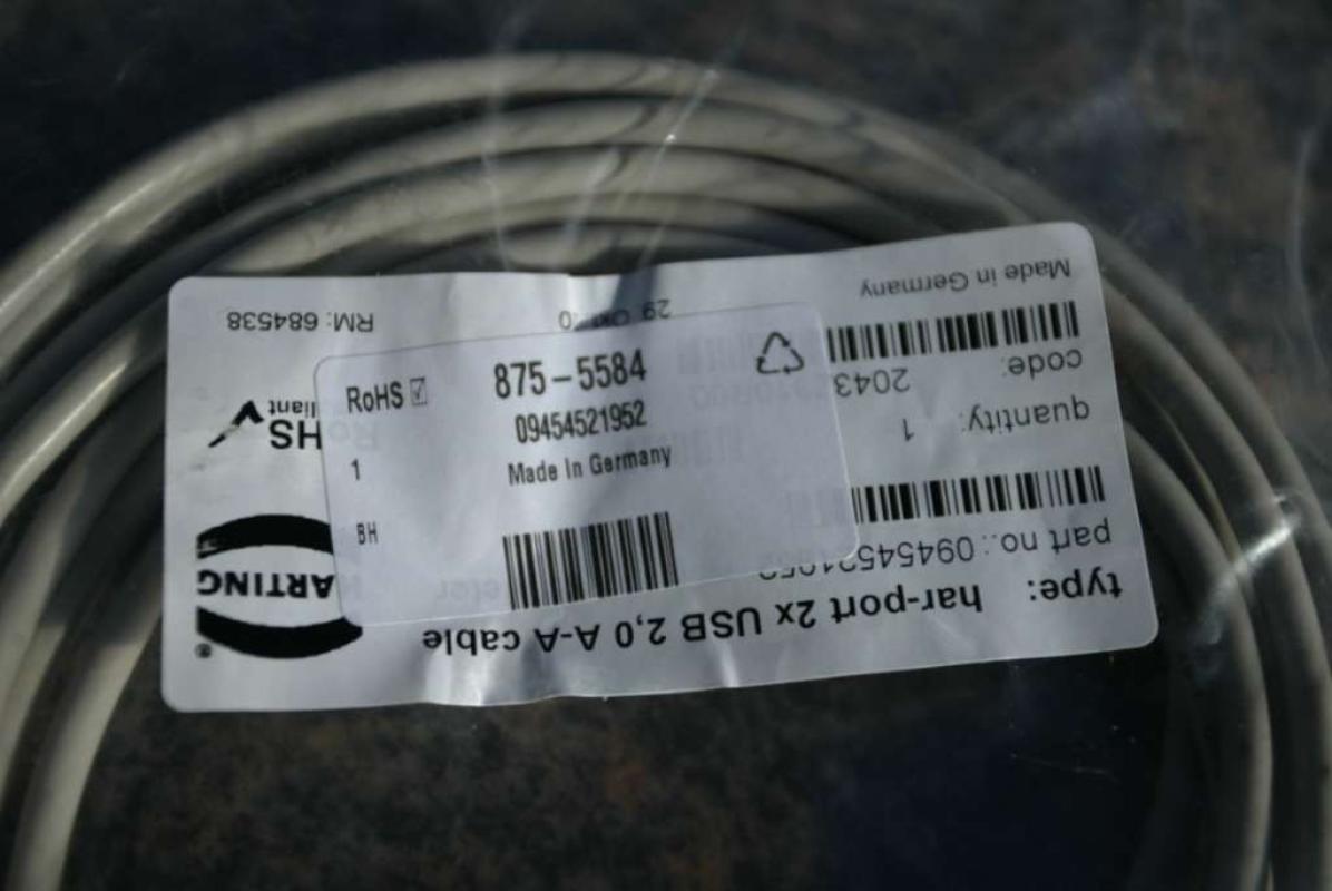 HARTING har-port 2x USB 2,0 A-A Kabel, € 39,- (8130 Frohnleiten)