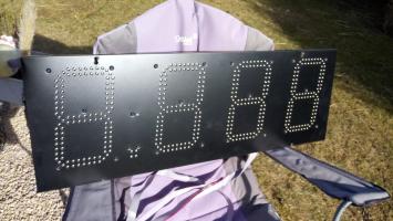 Bodet LED Display Anzeigetafel 96,5 x 33,5 cm LED Line KLK-WR 4 x 25 cm white, € 199,- (8130 Frohnleiten)