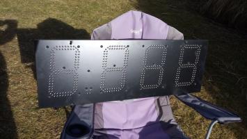 Bodet LED Display Anzeigetafel 96,5 x 33,5 cm LED Line KLK-WR 4 x 25 cm white, € 199,- (8130 Frohnleiten)