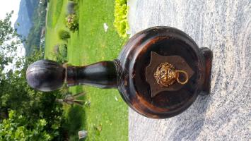 Lederflasche vintage, € 19,- (8130 Frohnleiten)